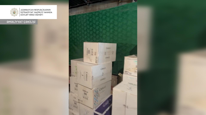 Bakıda 2 milyon ədəd aksiz markasız tütün məmulatı aşkarlandı - FOTO 