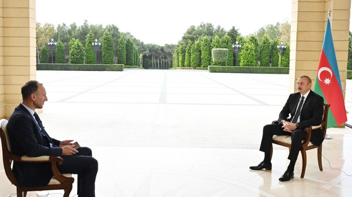 Prezident İlham Əliyevin Almaniyanın ARD televiziya kanalına müsahibəsi