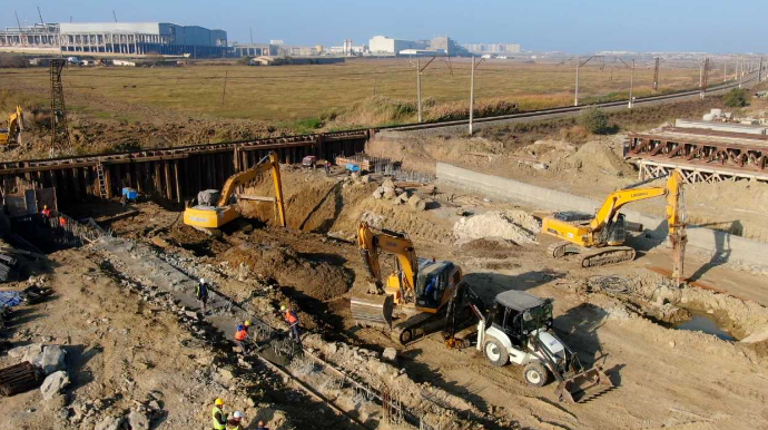 Pirşağı–Novxanı–Xırdalan–M4 yolunda daha bir tunelin tikintisinə başlanıldı – FOTO 