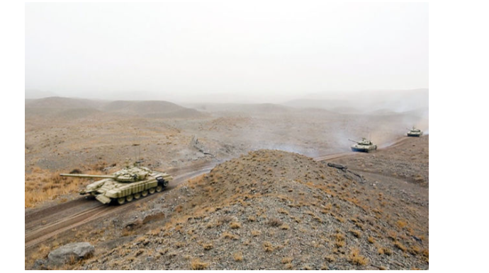 Naxçıvanda tank bölməsi qəfil yoxlanıldı  - FOTO  - VİDEO 