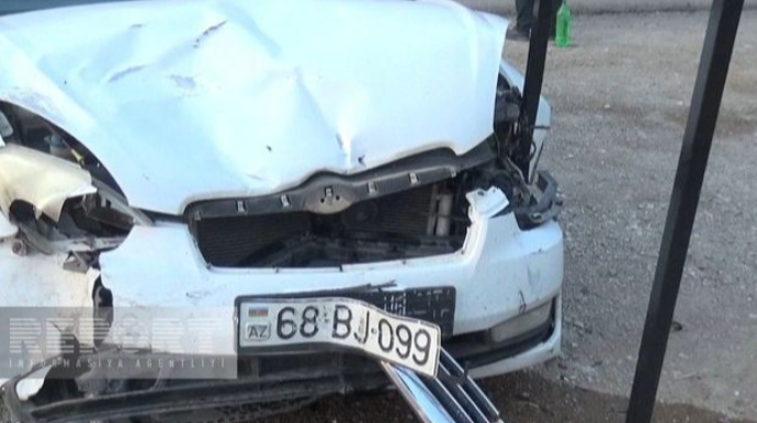 Naxçıvanda qadın sürücü ağır qəzaya səbəb oldu - ANBAAN VİDEO   - FOTO