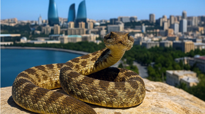 Bakıda zəhərli ilanlar çoxalıb: Təbiət qisas alır? - AÇIQLAMA 