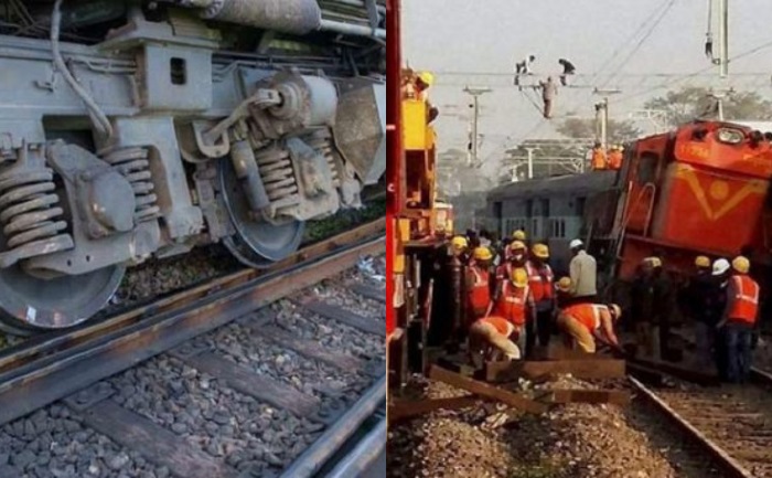 Sərnişin qatarı yük qatarı ilə toqquşdu: azı 20 yaralı - FOTO