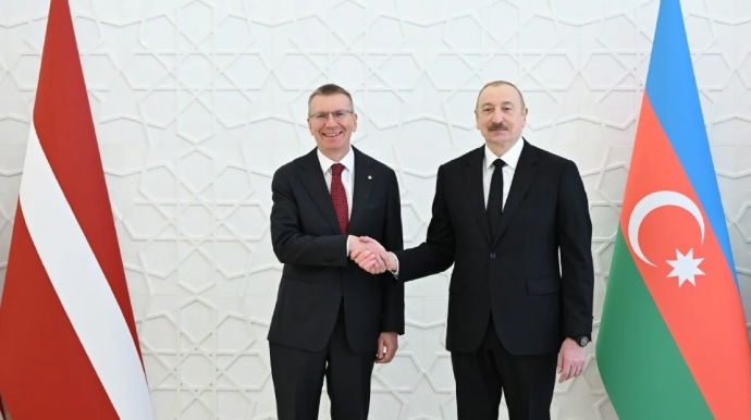 Edqars Rinkeviçs İlham Əliyevə təşəkkür etdi - FOTO 