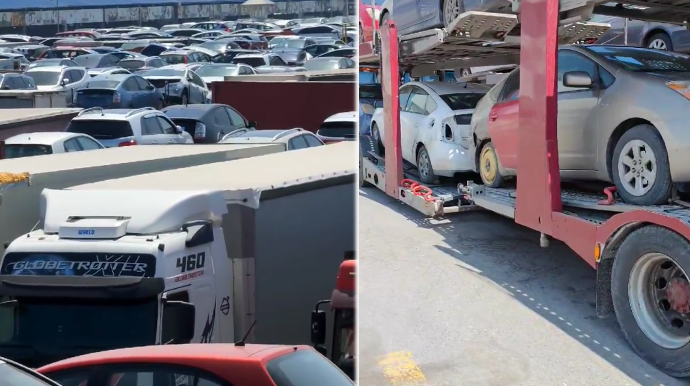 Xaricdən gətirilən 4 min avtomobil gömrükdə gözləyir   - VİDEO