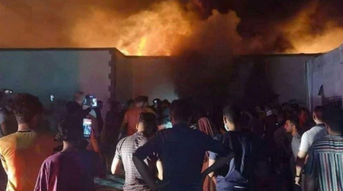 İraqda xəstəxanada yanğın zamanı ölənlərin sayı 77-yə çatıb  - VİDEO  - YENİLƏNİB