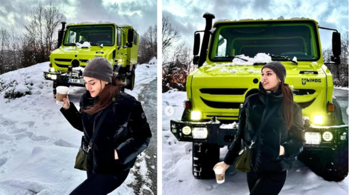 Aktrisanın 233 minlik avtomobilini zibil maşınına bənzətdilər – FOTO 