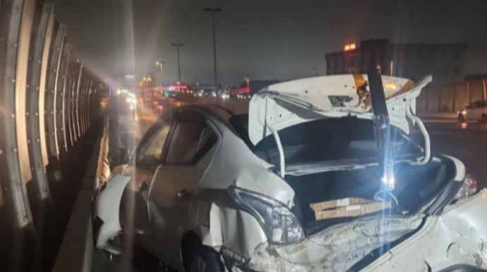 Bakıda “Khazar” “Nissan”a çırpıldı, bir nəfər... - FOTO 