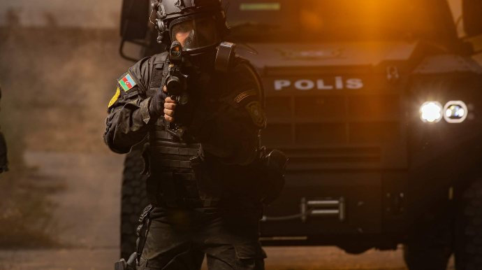 Polisə silahlı müqavimət göstərən şübhəli zərərsizləşdirildi