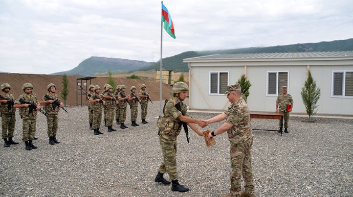 Ağdamda yeni hərbi hissənin açılışı olub  - VİDEO - FOTO