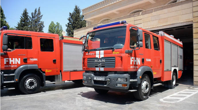 FHN:  Ötən gün 122 yanğına çıxış olub, 7 nəfər xilas edilib