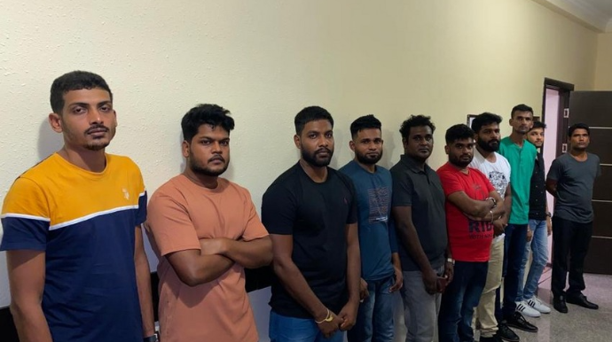 Задержаны 10 граждан Шри-Ланки, пытавшихся перейти из Азербайджана в Иран  - ФОТО