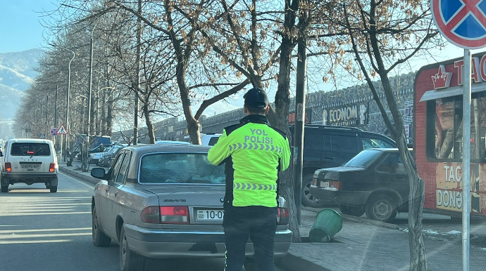 Polis İsmayıllıda reyd keçirdi:  qayda pozan sürücülər cəzalandırıldı  - FOTO