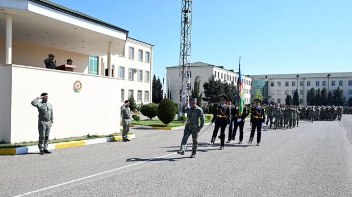 Azərbaycan Ordusunun gənc əsgərləri and içdi - FOTOLAR 