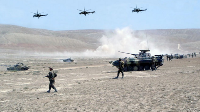 Naxçıvandakı təlimə kəşfiyyat və xüsusi təyinatlı bölmələr cəlb olunub - VİDEO