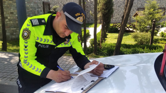 Yol polisi İsmayıllıda reyd keçirdi - FOTO