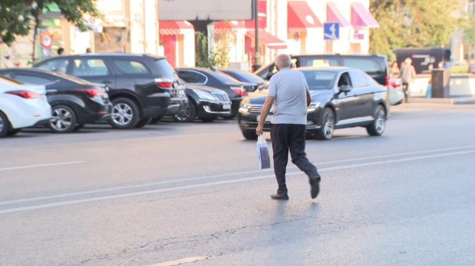 Qaydalara əməl etməyən 13 min 615 piyada cərimələndi 