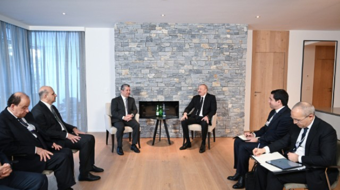 İlham Əliyev Bərzani ilə görüşdü - FOTO 