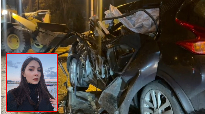 Traktor sürücüsü qadının maşınını vurdu; başını əzib öldürdü - VİDEO 