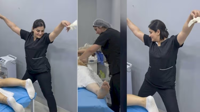 “Dr. Gülü”nün daha bir əməliyyat görüntüsü yayıldı - VİDEO  