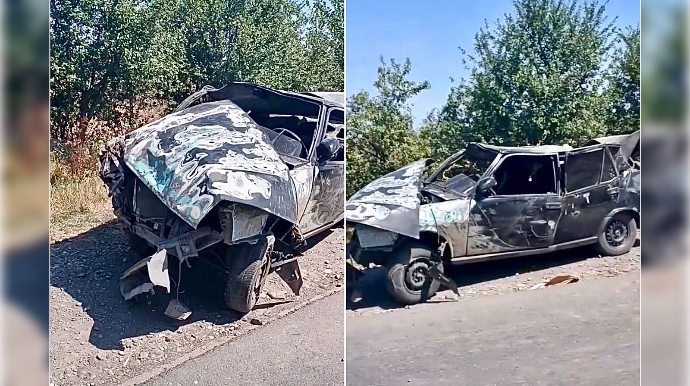 Tərtərdə “Tofaş” aşdı, sürücü hadisə yerində keçindi   - VİDEO