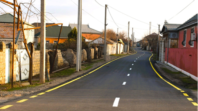 İmişlidə asfaltlama işləri davam etdirilir - FOTO
