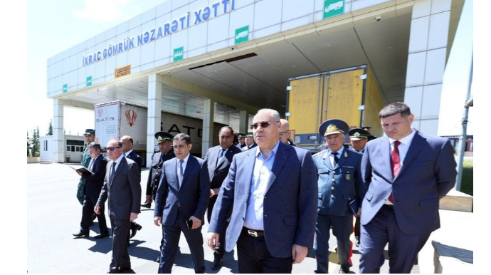 DGK sədri “Mazımqara” gömrük postunda mövcud vəziyyətlə tanış olub - FOTO