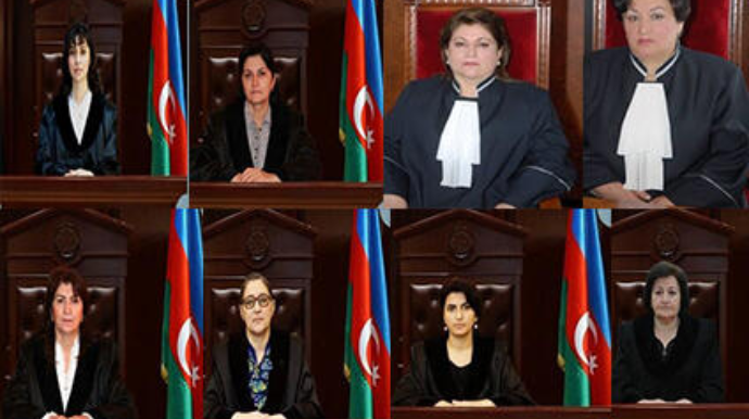 Yeni təyin olunan hakimlərin yarısı qadınlardır