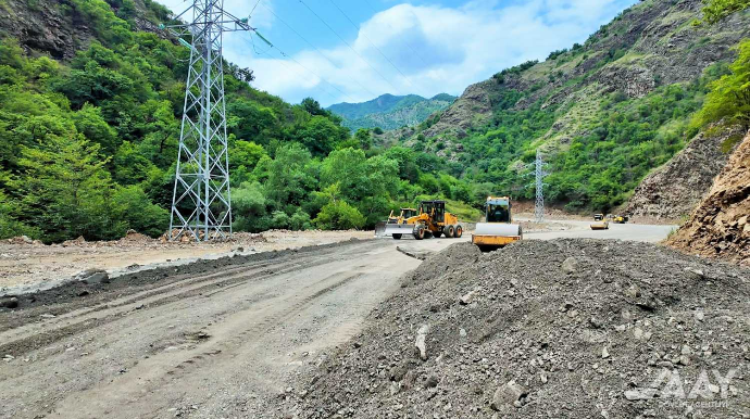 Qozlukörpü–Kəlbəcər yolunun tikintisi nə yerdədir? - FOTO - VİDEO