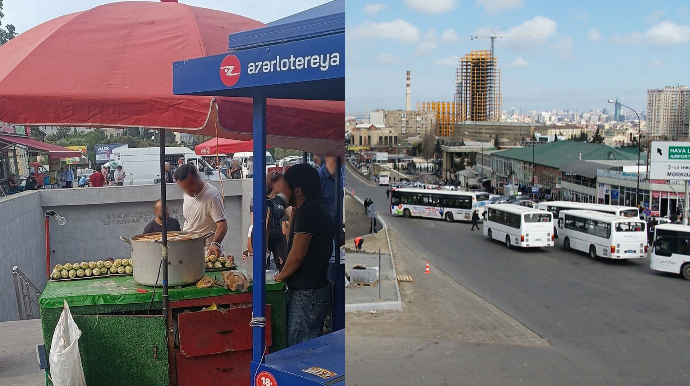 Metronun üstündə satılan qarğıdalı hansı təhlükə yaradır?  - FOTO