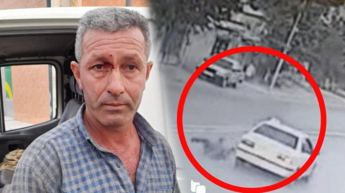 Novxanıda adamı döyüb, maşınla sürüdülər  - VİDEO 