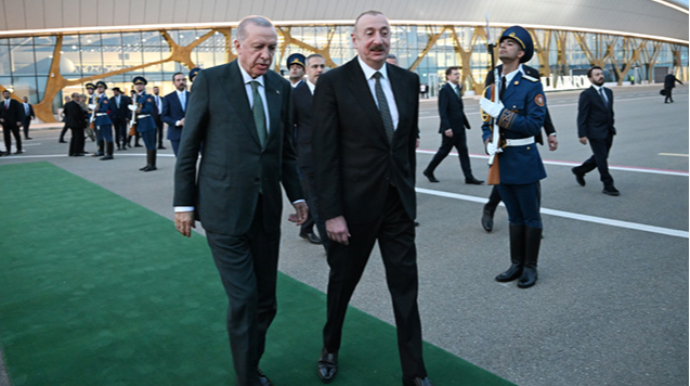 Ərdoğanın Azərbaycana səfəri başa çatdı - FOTO
