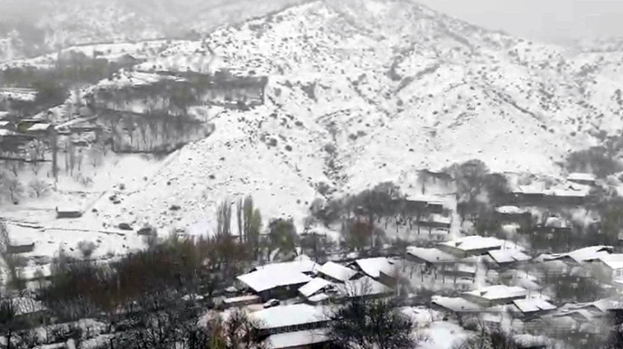 Ordubadın dağlıq ərazilərində qarın hündürlüyü 35 sm-ə çatıb 