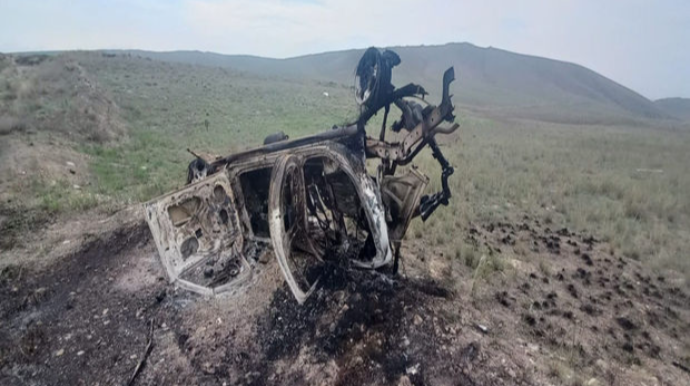 Tərtərdə mina partlayışı baş verən ərazidən görüntülər yayılıb - FOTO 