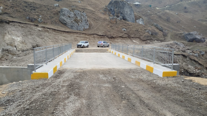 Yeni körpü istifadəyə verilib - FOTOLAR