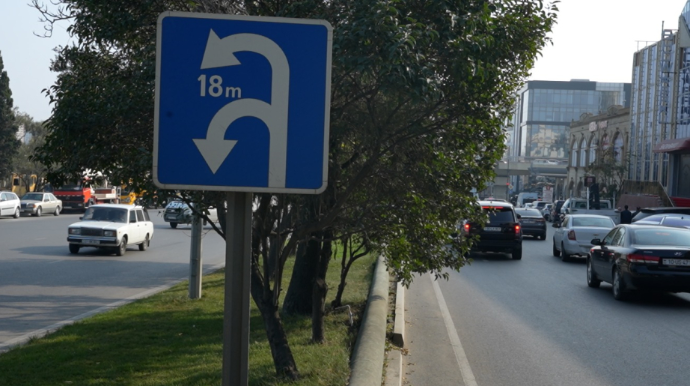 Qəza yaradan “U” dönüşləri - VİDEO