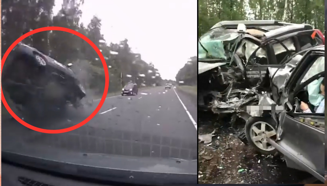 Əks yola çıxan sürücü faciəvi qəza törətdi: 4 ölü, 3 yaralı  - VİDEO