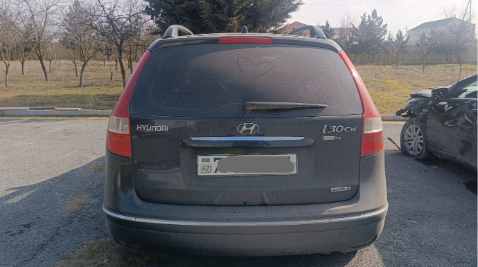 Marixuana çəkib sükan arxasına keçən sürücü saxlanıldı - FOTO