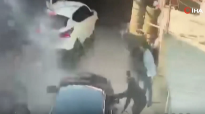 Sürücü idarəetməni itirib görün hara girdi - VİDEO