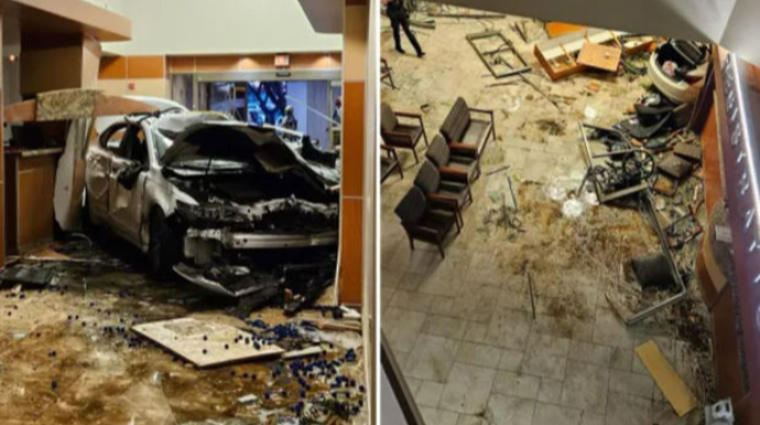 Машина протаранила пункт скорой помощи в Техасе, погиб один человек - ВИДЕО 