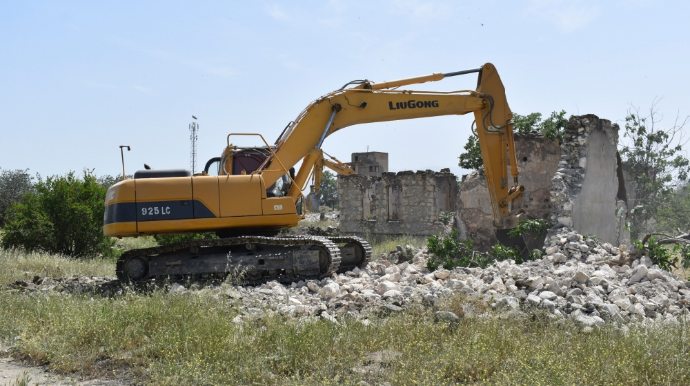 Ağdam yenidən qurulur - FOTO