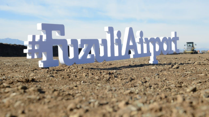 Prezident:  “Füzuli aeroportu Qarabağın hava qapısıdır”