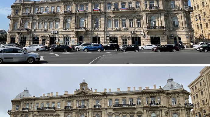 “Azneft”in tarixi binasındakı kondisioner blokları sökülüb - FOTO 