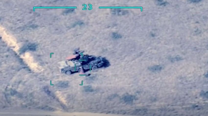 Düşmənin daha bir neçə hərbi texnikası məhv edilib  - VİDEO