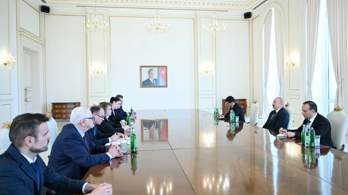 İlham Əliyev Nataliya Kiselovanı qəbul etdi - FOTOLAR