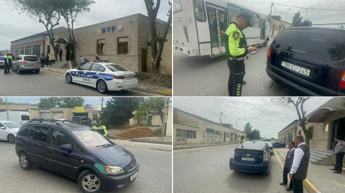 Suraxanıda yol polisi ətraf mühiti çirkləndirən sürücüləri cərimələdi - VİDEO 