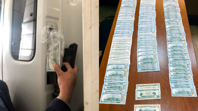 Azərbaycandan külli miqdarda dollar çıxarmaq istəyən İran vətəndaşı SAXLANILDI 