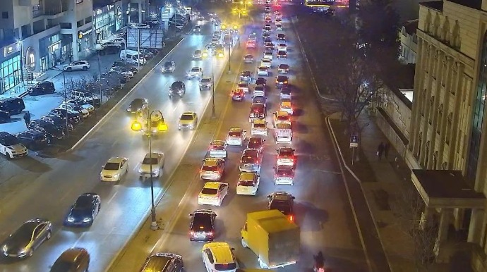 Bu yollarda tıxac var - SİYAHI - FOTO