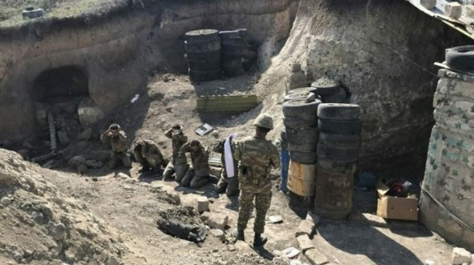 Ordumuz bir dəstə silahlı separatçını əsir götürdü - GÖRÜNTÜLƏR 