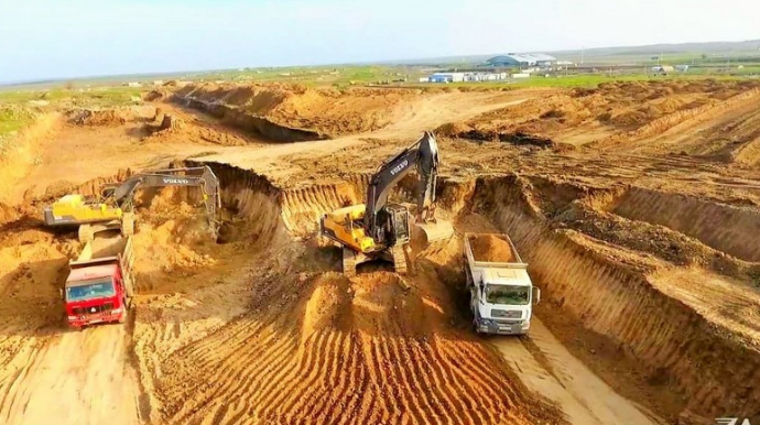 Əhmədbəyli-Füzuli-Şuşa avtomobil yolunun tikintisi sürətlə davam etdirilir  - FOTO